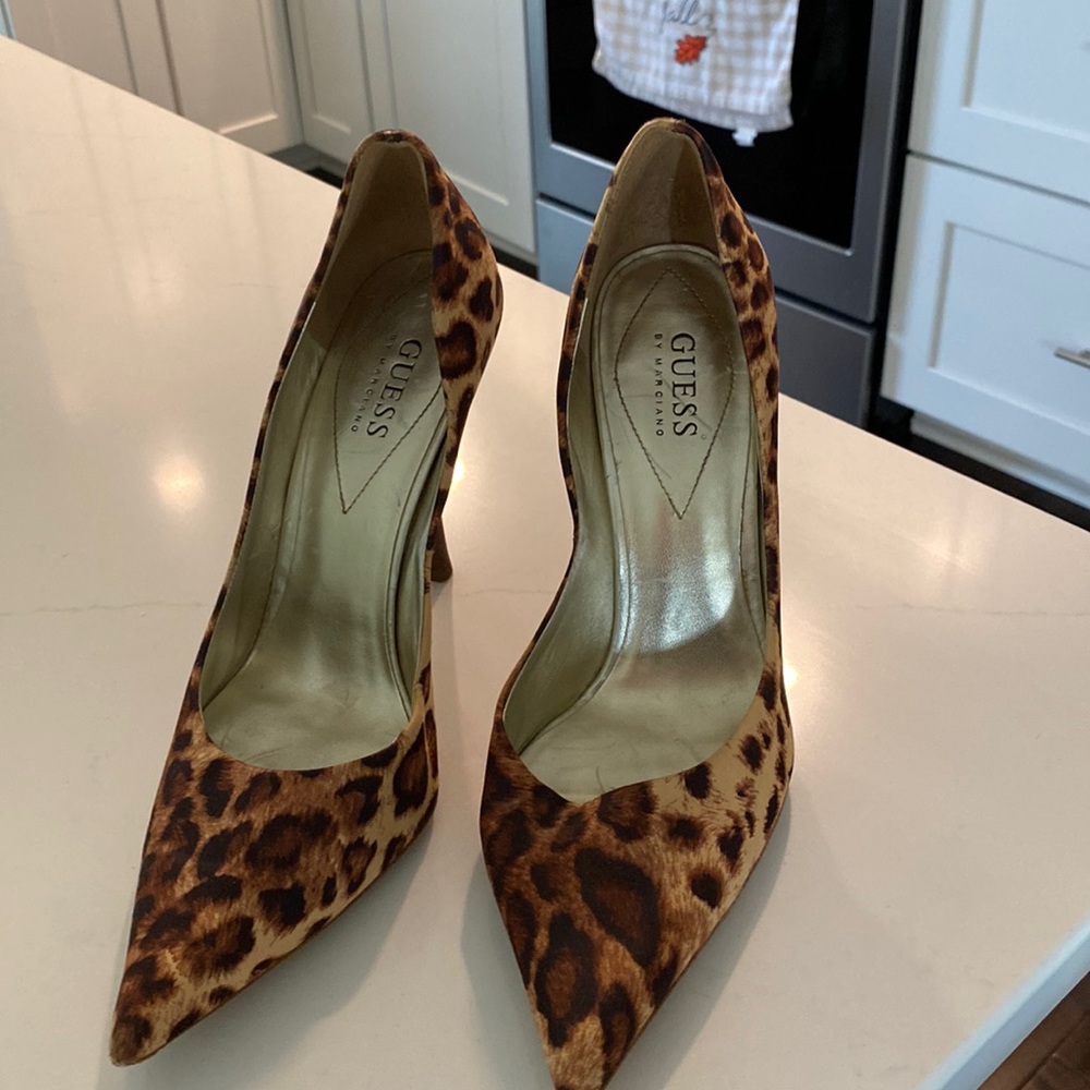 Stiletto leopard print shoes I can no longer wear